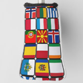 Internationale Flaggen Sammlung, Weltflaggen Golf Headcover (Rotieren 90)