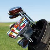 Internationale Flaggen Sammlung, Weltflaggen Golf Headcover (In Situ)
