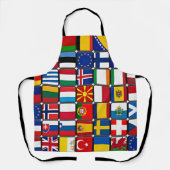 Internationale Flaggenkollektion, Weltflaggen, Schürze (Vorderseite)