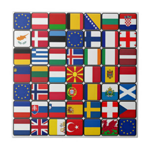 Internationale Flaggensammlung, Weltflaggen Fliese