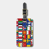 Internationale Flaggensammlung, Weltflaggen Gepäckanhänger (Vorderseite vertikal)