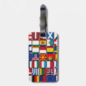 Internationale Flaggensammlung, Weltflaggen Gepäckanhänger (Rückseite vertikal)