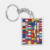 Internationale Flaggensammlung, Weltflaggen Schlüsselanhänger (Vorderseite links)