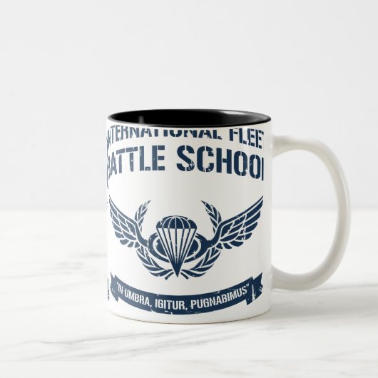 Internationale Flotten-Kampf-Schule Ender Zweifarbige Tasse (Rechts)