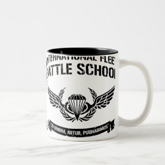 Internationale Flotten-Kampf-Schule Ender Zweifarbige Tasse