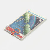 Internationale Flüge der sowjetischen Briefmarke I Post-it Klebezettel (angewinkelt)