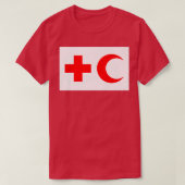 Internationale Föderation der Rotkreuz- und Rothal T-Shirt (Design vorne)