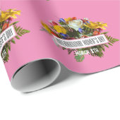 INTERNATIONALE FRAUEN - MÄRZ 8. GESCHENKPAPIER (Rolleneckpunkt)