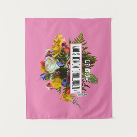 INTERNATIONALE FRAUEN - MÄRZ 8. WANDTEPPICH (Vorderseite)