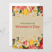 Internationale Frauentagskarte 08-2022 Einladung (Vorne/Hinten)