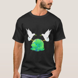 Internationale Friedensflagge - Friedenskonsolidie T-Shirt