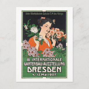 Internationale Gartenausstellung, Dresden Vintag Postkarte