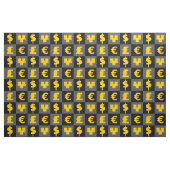 Internationale Geldwährungen - Muster Stoff (Fat Quarter (45,7 x 55,9 cm))