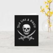 Internationale Gespräche wie ein Piratentag Karte (Gelbe Blume)