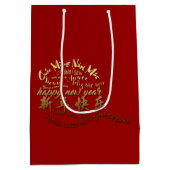 Internationale Goldwünsche Rat Neujahr 2020 MGB Mittlere Geschenktüte (Rückseite)