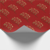 Internationale Goldwünsche Rat - Neujahr 2020 WP Geschenkpapier (Ecke)