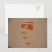 Internationale Graffiti-Postkarte Postkarte (Vorne/Hinten)