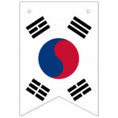 Internationale Hochzeitsfeier mit Amerika und Kore Wimpelkette (Zweite Fahne)