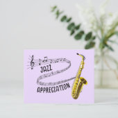 Internationale Jazz-Bewertung Postkarte (Stehend Vorderseite)