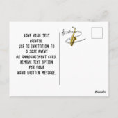 Internationale Jazz-Bewertung Postkarte (Rückseite)