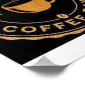 Internationale Kaffeetag-Gebläse Poster (Ecke)