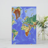 Internationale Karte für das Weltgebiet (Stehend Vorderseite)