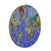 Internationale Karte für das Weltgebiet Dartscheibe (Vorderseite Links)