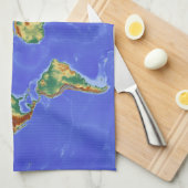 Internationale Karte für das Weltgebiet Geschirrtuch (Viertel Falte)