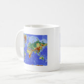 Internationale Karte für das Weltgebiet Kaffeetasse (Vorderseite Links)