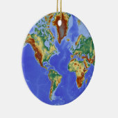 Internationale Karte für das Weltgebiet Keramikornament (Rechts)