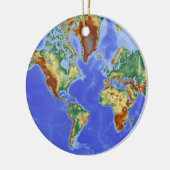 Internationale Karte für das Weltgebiet Keramikornament (Links)