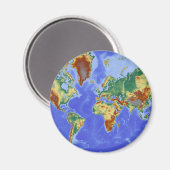 Internationale Karte für das Weltgebiet Magnet (Vorderseite/Rückseite)