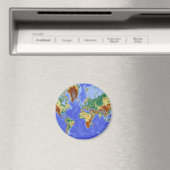 Internationale Karte für das Weltgebiet Magnet (In Situ (Geschirrspüler))