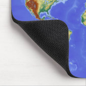 Internationale Karte für das Weltgebiet Mousepad (Ecke)