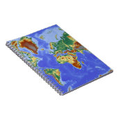 Internationale Karte für das Weltgebiet Notizblock (Rechte Seite)