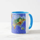 Internationale Karte für das Weltgebiet Tasse (VorderseiteRechts)