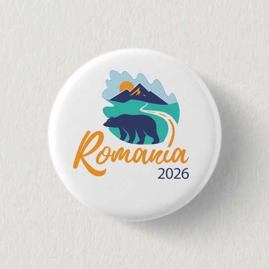 Internationale Konvention Bukarest Rumänien 2026 Button (Vorderseite)