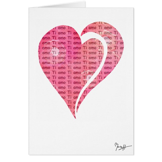 Internationale Liebe - Italiener (Vorne)