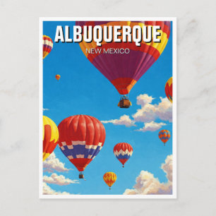 Internationale Luftballonfiesta Albuquerque Postkarte