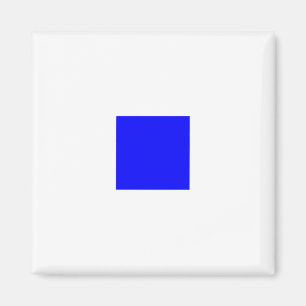 Internationale maritime Signalflagge SIERRA Magnet
