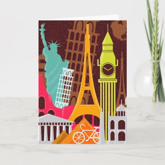 Internationale Monumente Karte (Vorderseite)