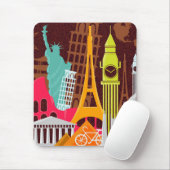 Internationale Monumente Mousepad (Mit Mouse)