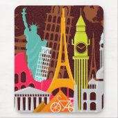 Internationale Monumente Mousepad (Vorne)