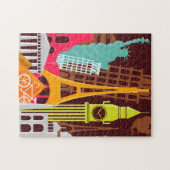 Internationale Monumente Puzzle (Horizontal)