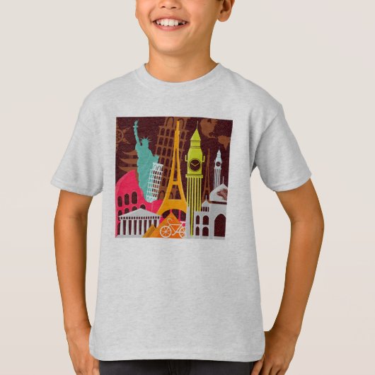 Internationale Monumente T-Shirt (Vorderseite)
