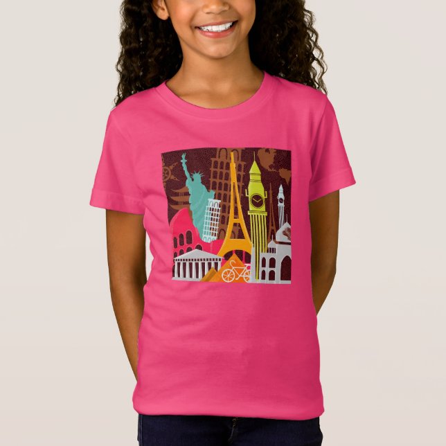 Internationale Monumente T-Shirt (Vorderseite)