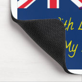 Internationale Neuseeländische Cricket Mousepad (Ecke)