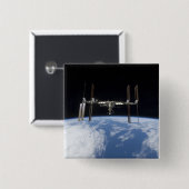 Internationale Raumstation 11 Button (Vorne & Hinten)