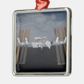 Internationale Raumstation 11 Silbernes Ornament (Links)