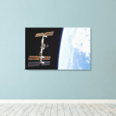 Internationale Raumstation 12 Leinwanddruck (Insitu (Holzboden))